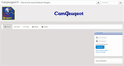 Desktop Screenshot of campeugeot.fr