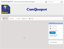 Tablet Screenshot of campeugeot.fr